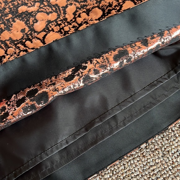 RW&CO metallic copper short skirt - Picture 4 of 6